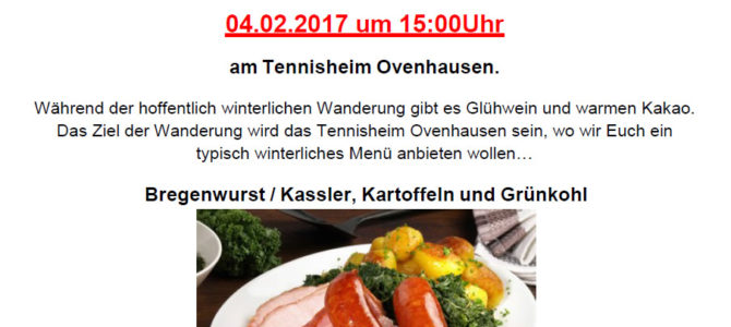 Einladung Winterwanderung