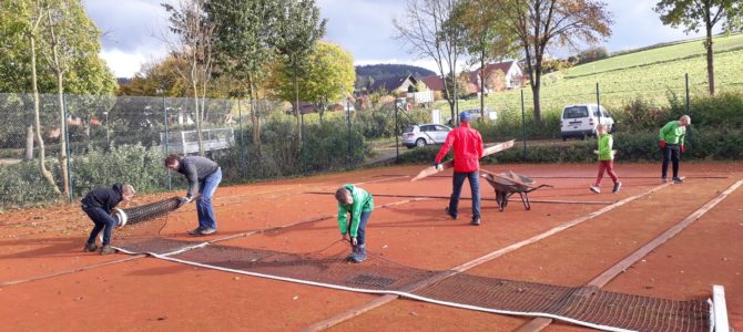 Platzabbau für die Saison 2017
