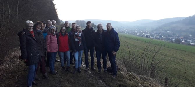 Winterwanderung rund um Ovenhausen 27.01.2018 Winterwanderung rund um Ovenhausen 27.01.2018